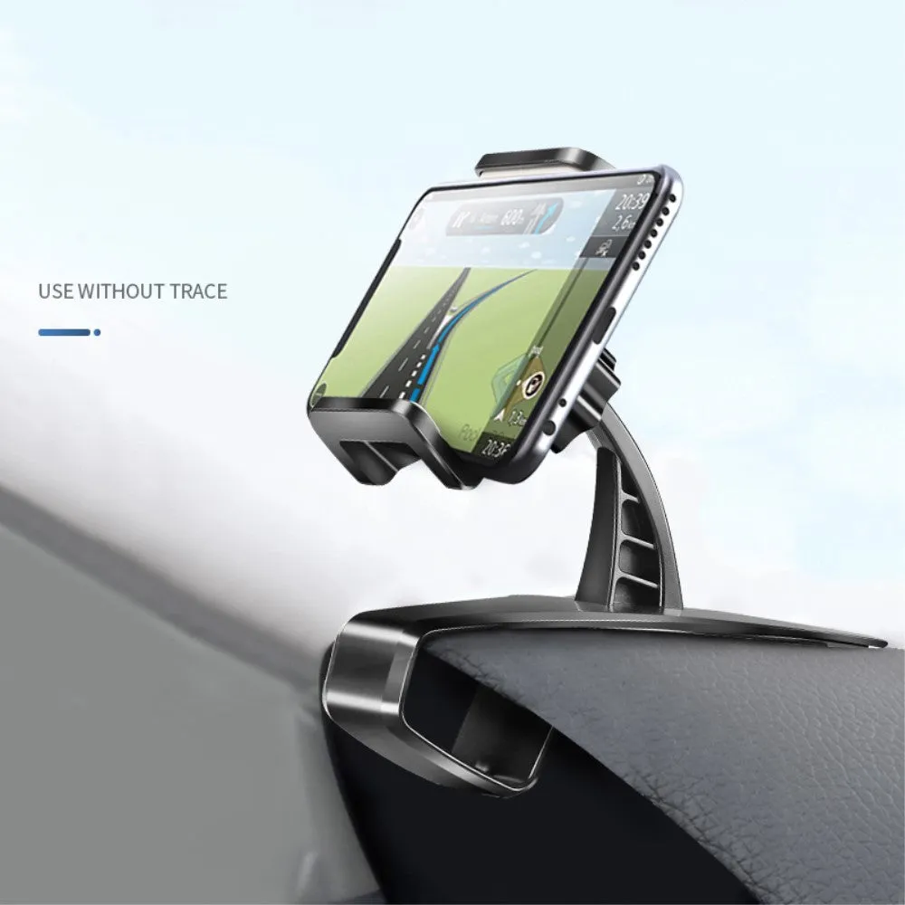 3 in 1 Car GPS Smartphone Holder: Dashboard / Visor Clamp   AC Grid Clip for LG Tribute Empire (2019) - Black