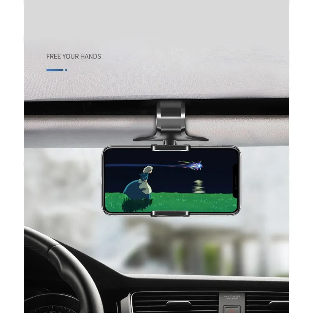 3 in 1 Car GPS Smartphone Holder: Dashboard / Visor Clamp   AC Grid Clip for LG Tribute Empire (2019) - Black
