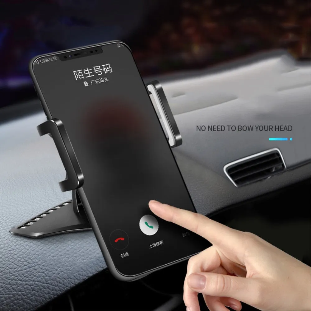3 in 1 Car GPS Smartphone Holder: Dashboard / Visor Clamp   AC Grid Clip for LG Tribute Empire (2019) - Black