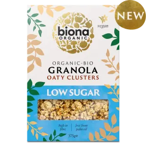 Biona Organic Low Sugar Granola - Oaty Clusters 375g