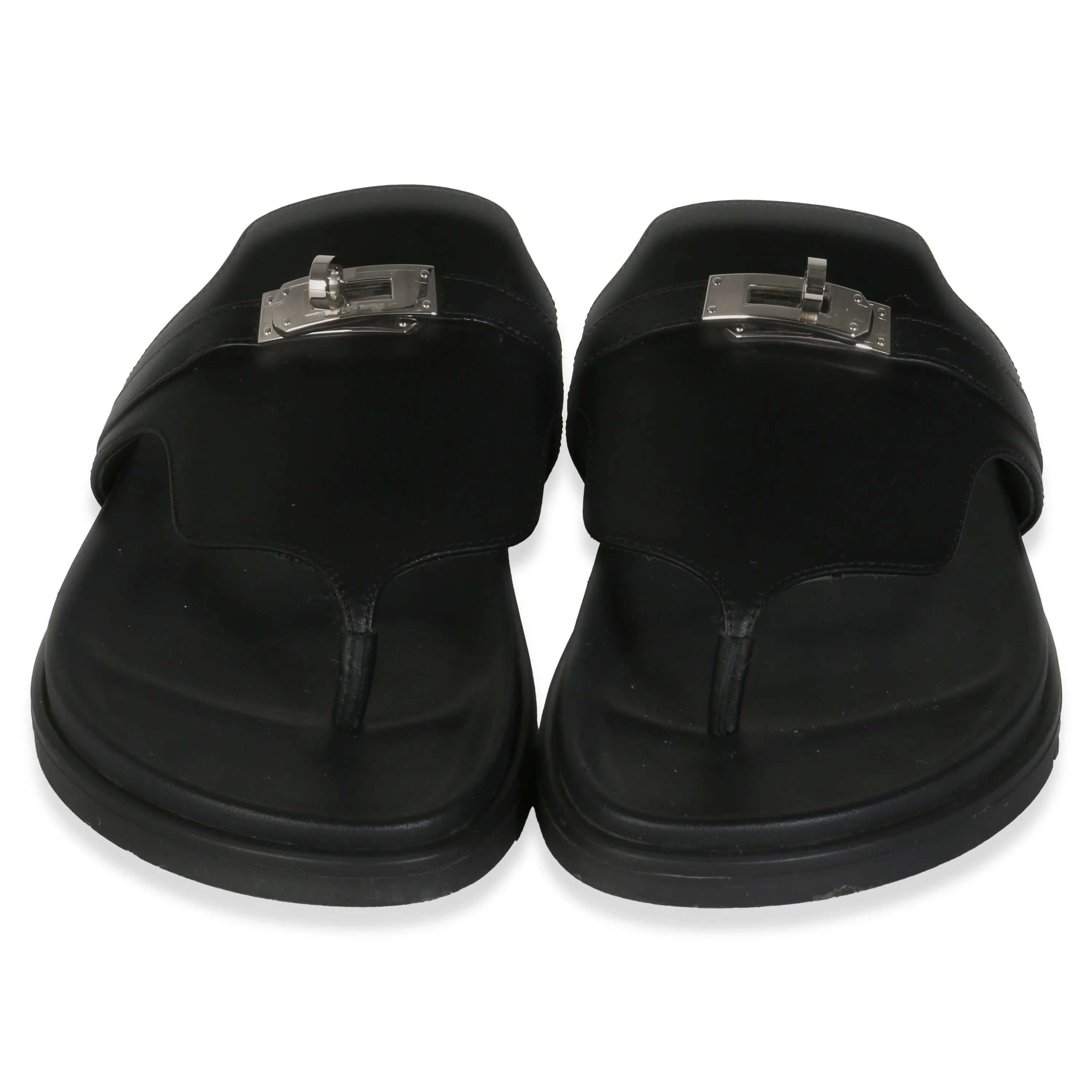 Black Calfskin Empire Sandal PHW 39