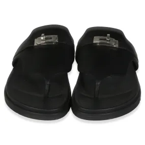 Black Calfskin Empire Sandal PHW 39