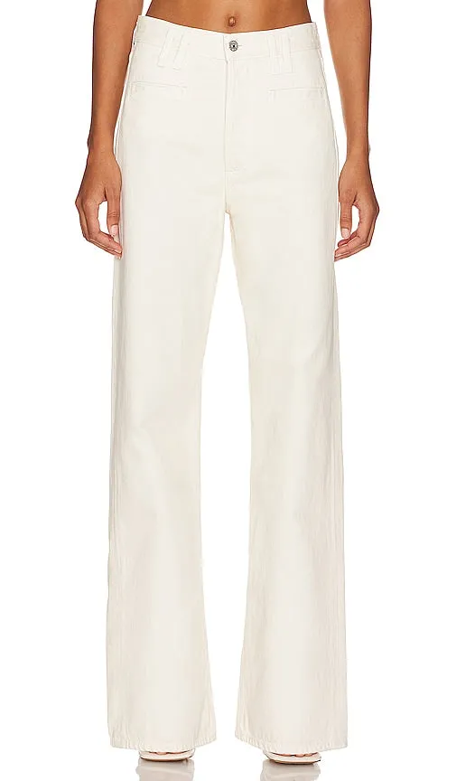 Citizens of Humanity Gaucho Trouser in Ivory