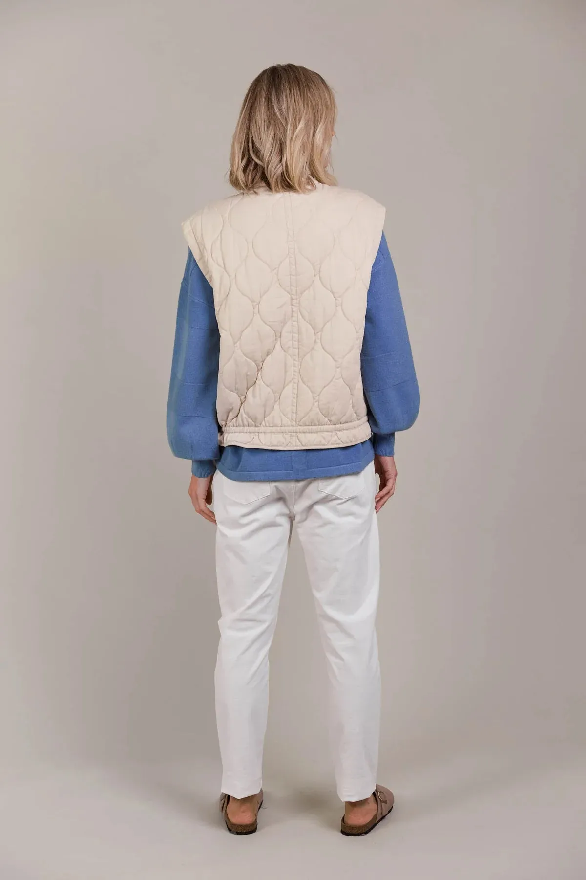 eb&ive Pepi Vest | Ecru