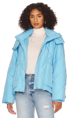 Free People Emmy Swing Puffer in Blue