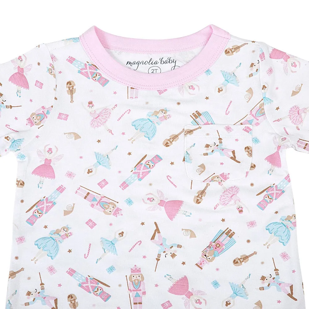 Magnolia Baby Little Girls Pink Nutcracker Ballet Nightdress
