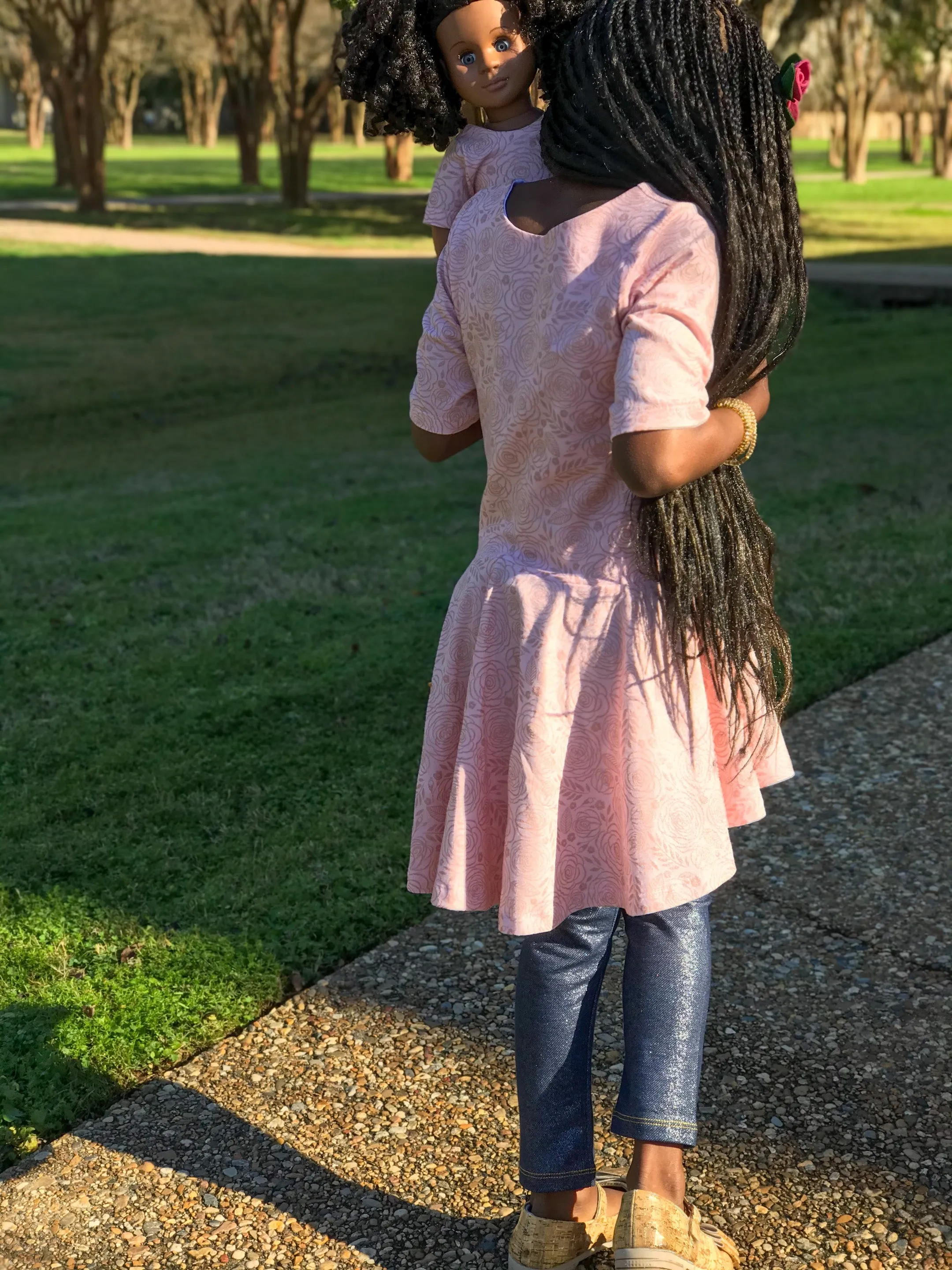 Mya Hi-Lo Peplum Top