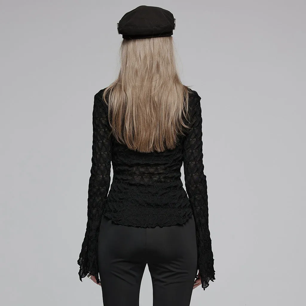 Side drawstring knitted sunproof cardigan OPY-761CCF