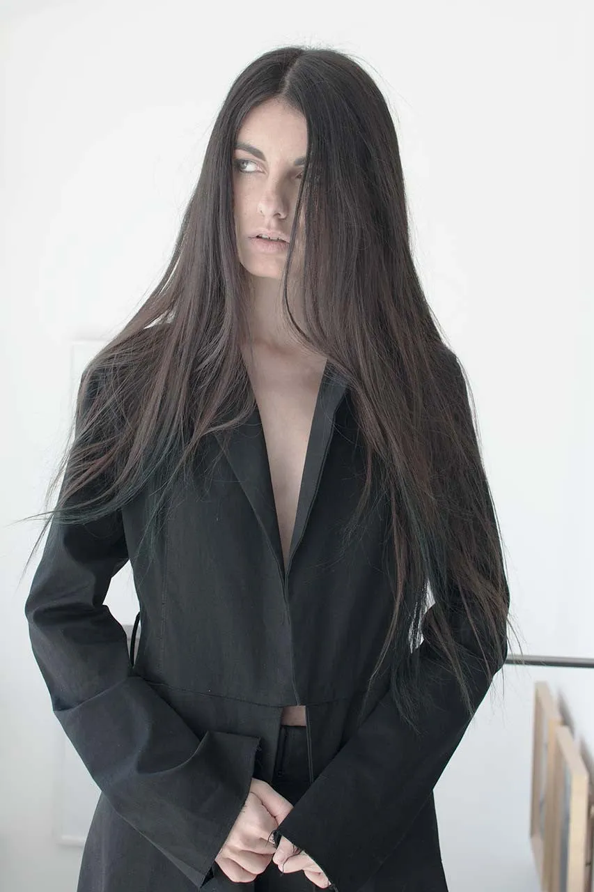 TRENCH COAT - black